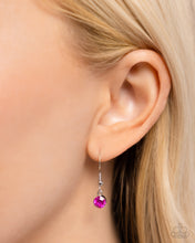 Load image into Gallery viewer, Paparazzi “Starry Shopaholic” Pink Necklace Earring Set
