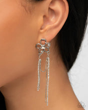 Load image into Gallery viewer, “Good Luck Babe!” White Post Earrings - Paparazzi Accessories
