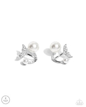 Load image into Gallery viewer, Paparazzi “Modular Mermaid” White Post Earrings
