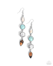 Load image into Gallery viewer, “Singular Stones” Multi Dangle Earrings - Paparazzi Accessories
