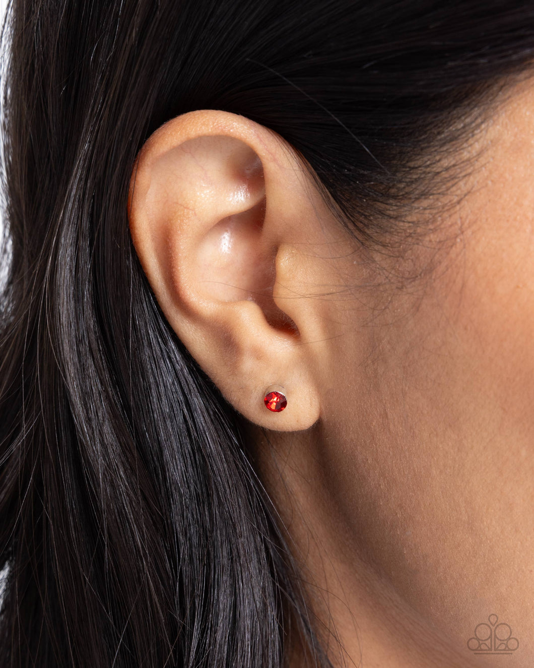 “Logical Light” Red Post Earrings - Paparazzi