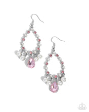 Load image into Gallery viewer, “Baroness Behavior” Pink Dangle Earrings - Paparazzi Accessories
