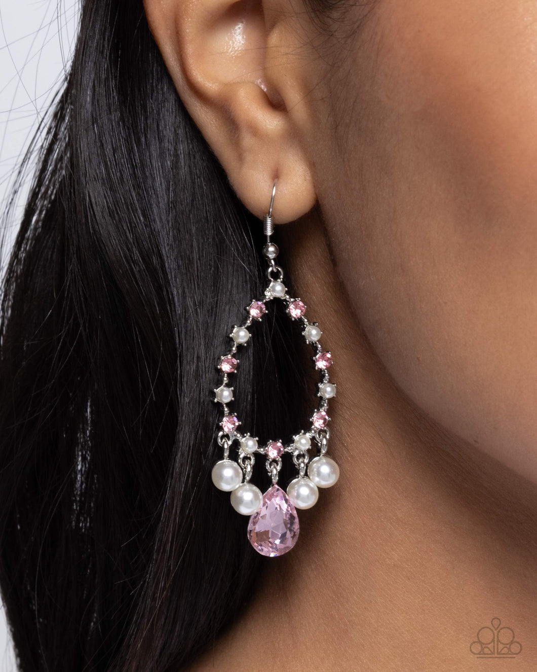 “Baroness Behavior” Pink Dangle Earrings - Paparazzi Accessories