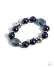 Load image into Gallery viewer, “Ornamental Outfit” Blue Stretch Bracelet - Paparazzi Accessories
