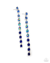 Load image into Gallery viewer, “Opulent Ombré” Blue Post Earrings - Paparazzi
