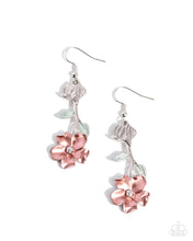 Load image into Gallery viewer, “Flourishing Activity” Orange Dangle Earrings - Paparazzi
