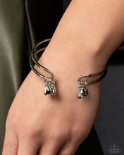 Load image into Gallery viewer, Paparazzi “Festival Freestyle” Silver Cuff Bracelet - Paparazzi Accessories
