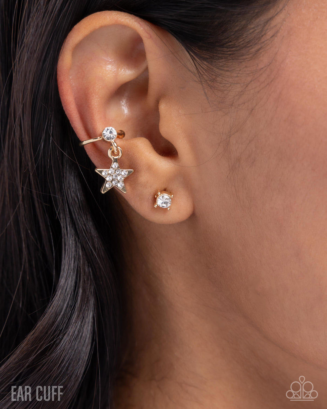 Paparazzi “Cosmic Cool” Gold Post Earrings - Paparazzi Accessories