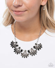 Load image into Gallery viewer, Paparazzi “Flawless Fringe” Black Necklace Earring Set - Paparazzi Accessories
