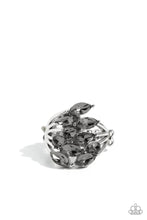 Load image into Gallery viewer, Paparazzi “Wave of Whimsy” Silver Stretch Ring
