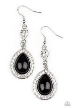 Load image into Gallery viewer, Paparazzi “Elite Elegance” Black Dangle Earrings - Paparazzi Accessories
