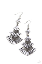 Load image into Gallery viewer, Paparazzi “Eastern Expression” White Dangle Earrings
