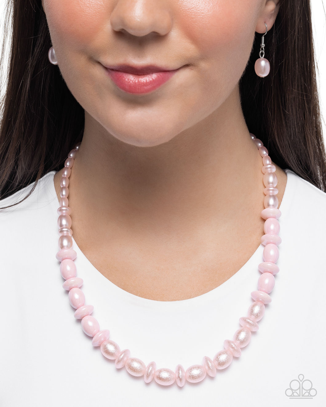 Paparazzi Princess Avenue Pink Necklace Earring Set - Paparazzi Acce CindysBlingBoutique Paparazzi Princess Avenue Pink Necklace Earring Set - Paparazzi Acce CindysBlingBoutique