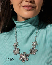 Load image into Gallery viewer, Paparazzi “FLOWER Move” Orange Necklace Earring Set - Paparazzi Accessories
