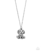 Load image into Gallery viewer, Paparazzi “Poodle Pizzazz” White Necklace Earring Set - Paparazzi Accessories
