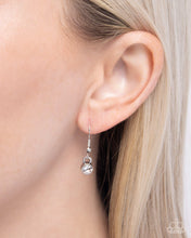 Load image into Gallery viewer, Paparazzi “Poodle Pizzazz” White Necklace Earring Set - Paparazzi Accessories

