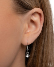 Load image into Gallery viewer, Paparazzi “Graceful Glory” White Necklace Earring Set - Paparazzi Accessories
