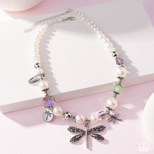 Load image into Gallery viewer, “Dragonfly Delight” Multi Necklace Earring Set - Paparazzi Accessories
