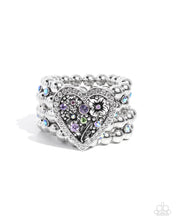 Load image into Gallery viewer, Paparazzi “Personal History” Purple Stretch Bracelet - Paparazzi Accessories

