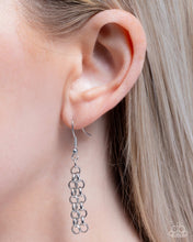 Load image into Gallery viewer, Paparazzi “Radiant Rectangles” Red Necklace Earring Set - Paparazzi Accessories
