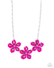 Load image into Gallery viewer, Paparazzi “Prismatic Prestige” Pink Necklace Earring Set - Paparazzi Accessories

