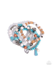 Load image into Gallery viewer, Marbled Mashup Multi Bracelet
