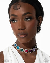 Load image into Gallery viewer, Paparazzi “Royal Palette” Multi Chocker Necklace Earring Set - Paparazzi Accessories
