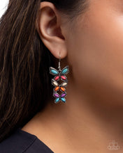 Load image into Gallery viewer, Paparazzi “Fluttering Fantasy” Multi Dangle Earrings - Paparazzi Accessories

