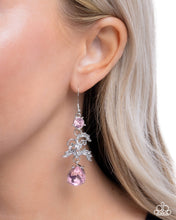 Load image into Gallery viewer, Paparazzi “Spiral Sashay” Pink Dangle Earrings - Paparazzi Accessories
