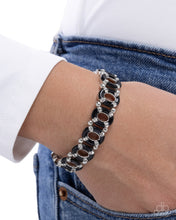 Load image into Gallery viewer, Paparazzi “Adorable Armada” Black Stretch Bracelet - Paparazzi Accessories
