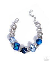 Load image into Gallery viewer, Paparazzi “Muted Malibu” Blue Adjustable Clasp Bracelet - Paparazzi Accessories

