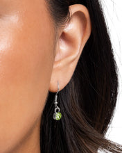 Load image into Gallery viewer, “Stellar Sensei” Green Necklace Earring Set - Paparazzi Accessories
