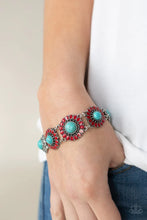 Load image into Gallery viewer, Paparazzi “Bodaciously Badlands” Red Clasp Bracelet
