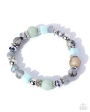 Load image into Gallery viewer, Paparazzi “What a View!” Blue Stretch Bracelet - Paparazzi Accessories
