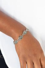 Load image into Gallery viewer, &quot;Crown Privilege&quot; Silver Clasp Bracelet - Paparazzi Accessories
