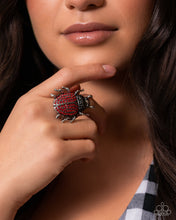 Load image into Gallery viewer, Beetle Bling Red Ring

