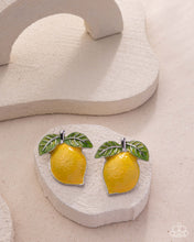 Load image into Gallery viewer, Lemon Lesson Yellow Earrings
