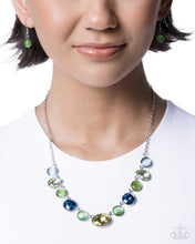 Load image into Gallery viewer, Paparazzi “Executive Effort” Green Necklace Earring Set - Paparazzi Accessories
