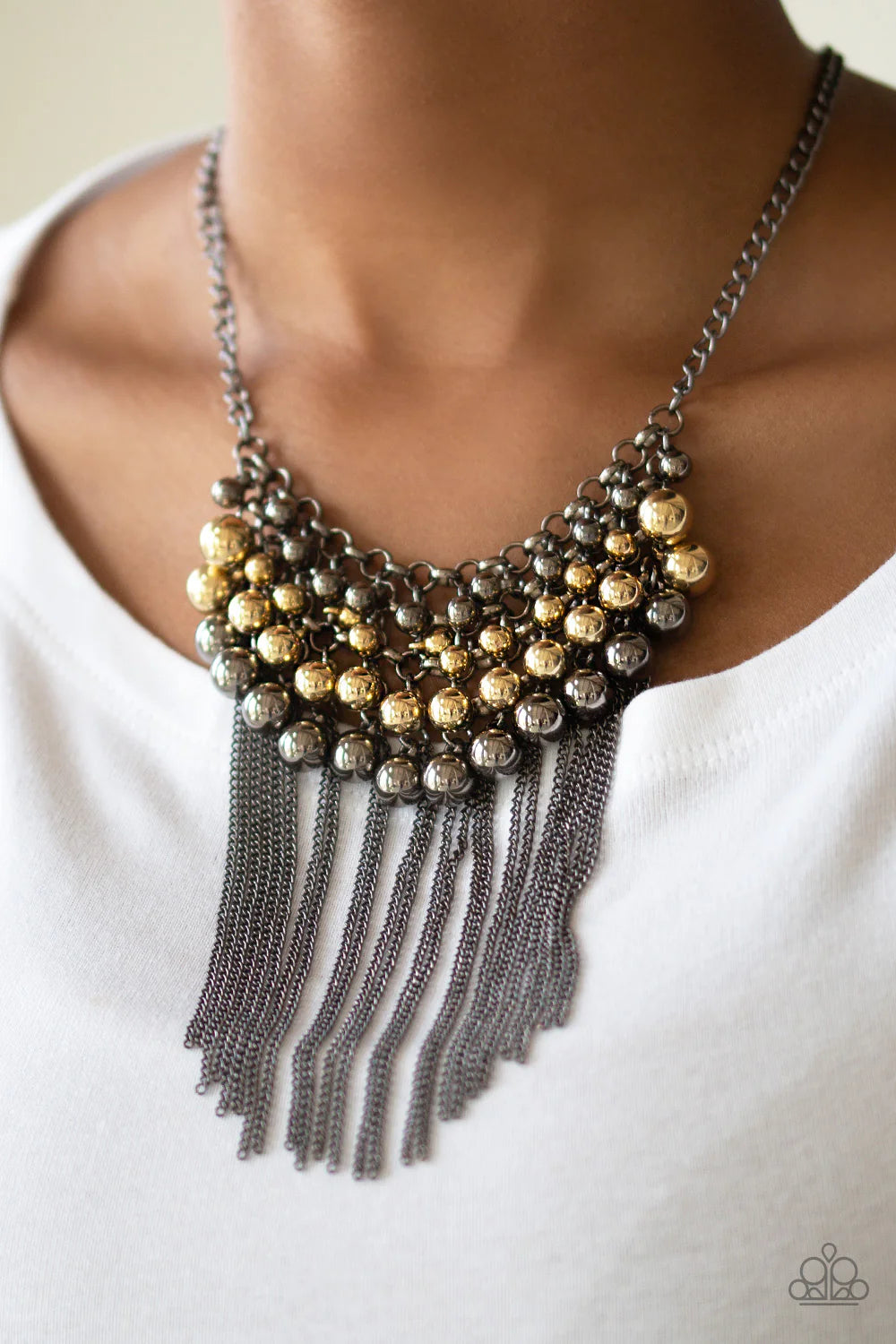 Paparazzi “DIVA-de and Rule”  Multi Necklace Earring Set - Paparazzi Accessories