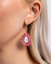 Load image into Gallery viewer, “Giddy Generosity” Pink Dangle Earrings - Paparazzi Accessories
