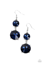 Load image into Gallery viewer, “Sizzling Showcase” Blue Dangle Earrings - Paparazzi Accessories
