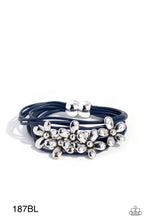 Load image into Gallery viewer, Paparazzi “Here Comes the BLOOM” Blue Magnetic Bracelet
