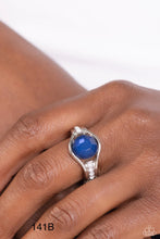 Load image into Gallery viewer, “Meadow Mist” Blue Stretch Ring - Paparazzi
