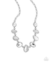 Load image into Gallery viewer, “Royal Ready” White Necklace Earring Set - Paparazzi Accessories
