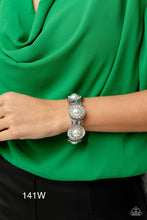 Load image into Gallery viewer, Paparazzi “Summer Serenade” White Stretch Bracelet
