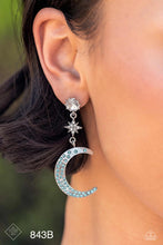 Load image into Gallery viewer, Paparazzi “Galactic Grouping” Blue Post Earrings
