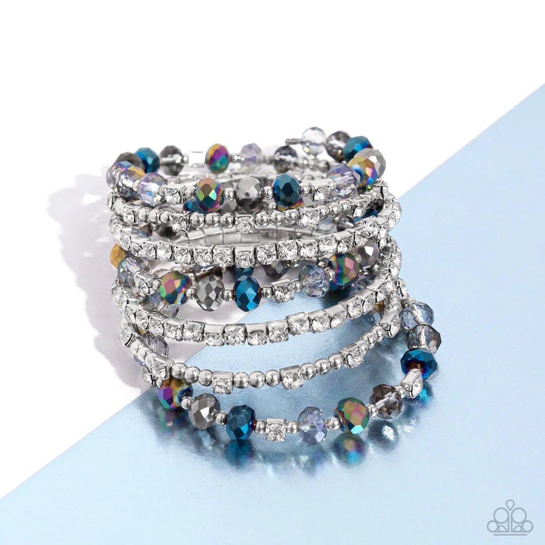 Paparazzi “Sizzling Stack” Multi Coil Wrap Bracelet