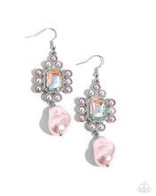 Load image into Gallery viewer, Paparazzi “Raving Review” Pink Dangle Earrings
