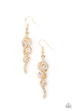 Load image into Gallery viewer, Paparazzi &quot;Highly Flammable&quot; Gold Dangle Earrings
