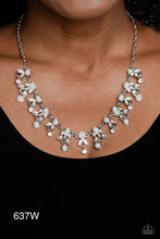 Load image into Gallery viewer, Paparazzi “Garden Princess” White Necklace Earring Set
